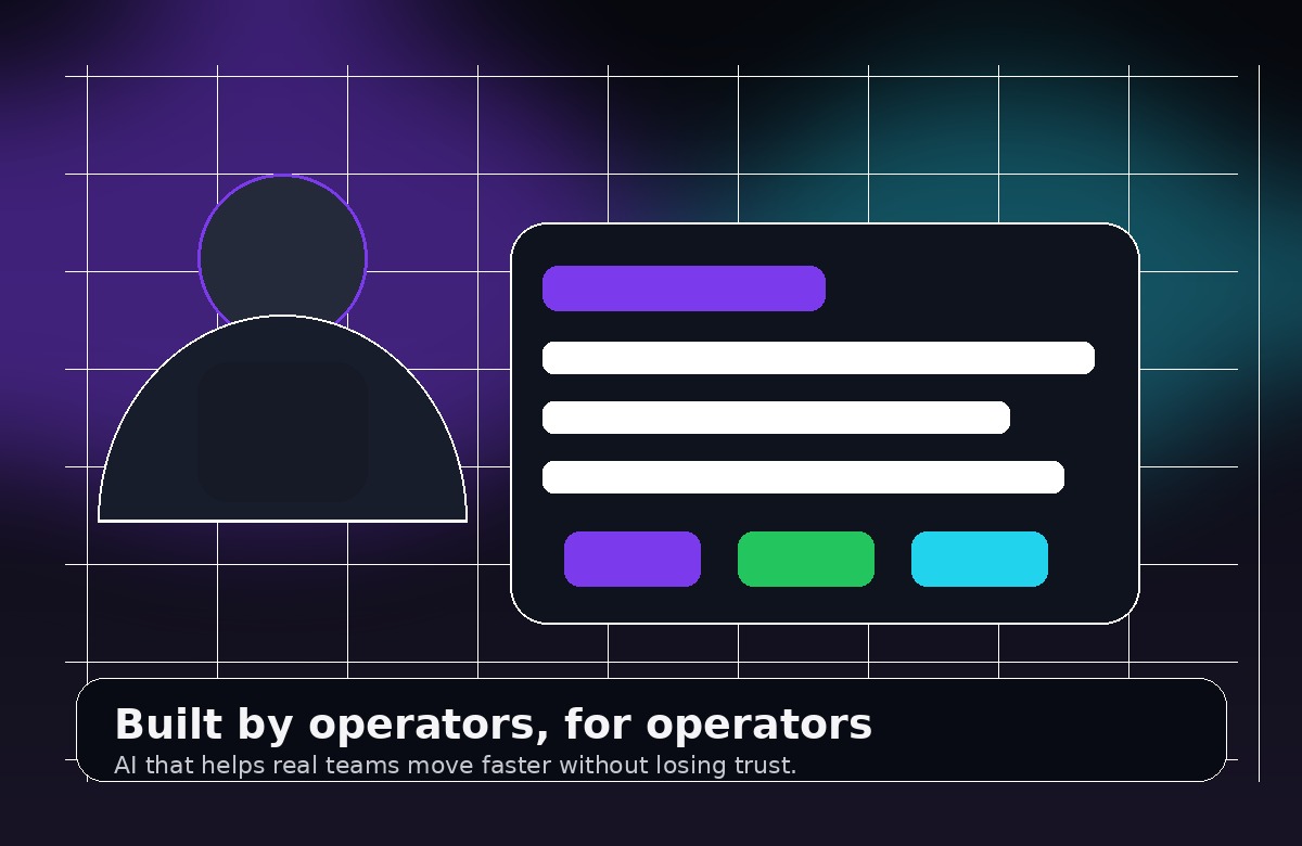Human operator using Velzora AI dashboard
